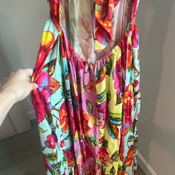 FARM Rio Multicolor Floral Halter Dress - Picture 6 of 7